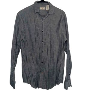 Dockers button up grey medium shirt